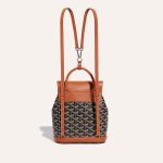 Goyard Alpin Mini Backpack Black & Tan - Image 3